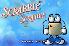 Scrabble Scramble! Title Screen